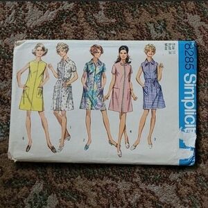 Vintage 60s Simplicity Dress Pattern